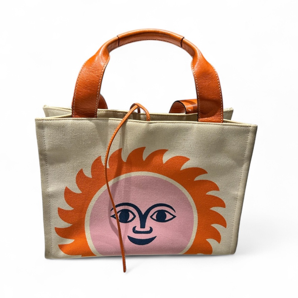 Limited Edition Alexander Girard x Kate Spade New York Canvas Large Tote Sun
